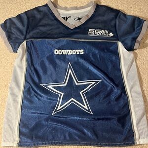 NFL Blue and White Cowboys Kids Shirt